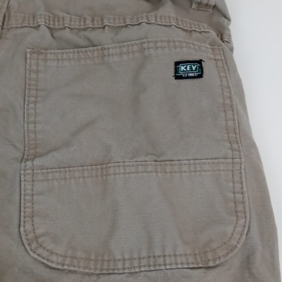 Key Apparel Mens Khaki Pants Size 32/34 - Picture 8 of 11